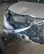 Client vehicle after a collision